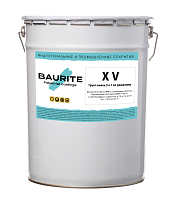 Быстросохнущая грунт-эмаль Baurite XV, 20 кг